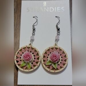 Wooden earrings